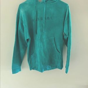 Alex Wassabi Merch, Bluish Teal Color, Size S, Hoodie